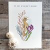 Original Painting of Be Part of Natures Rainbow Seahorse Print