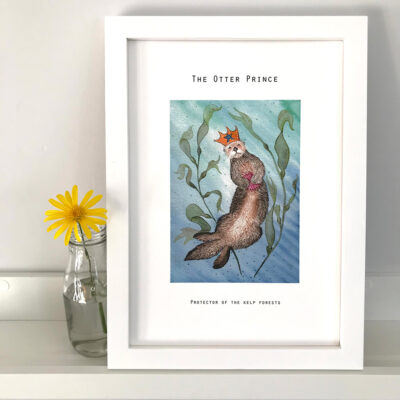Framed Picture f The Sea Otter Prince