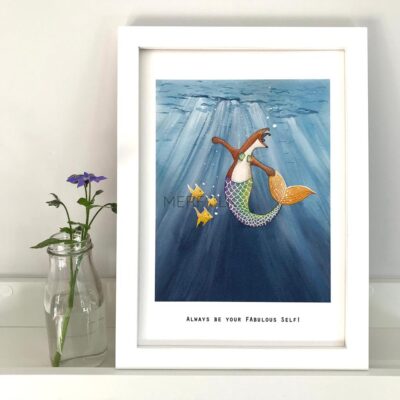 Framed Print of Fabulous Felix Fox