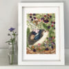 The Hedgerow Forager A4 Print
