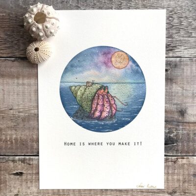 Original Picture of Hermy The Hermit Crab and Lionel the Limpet