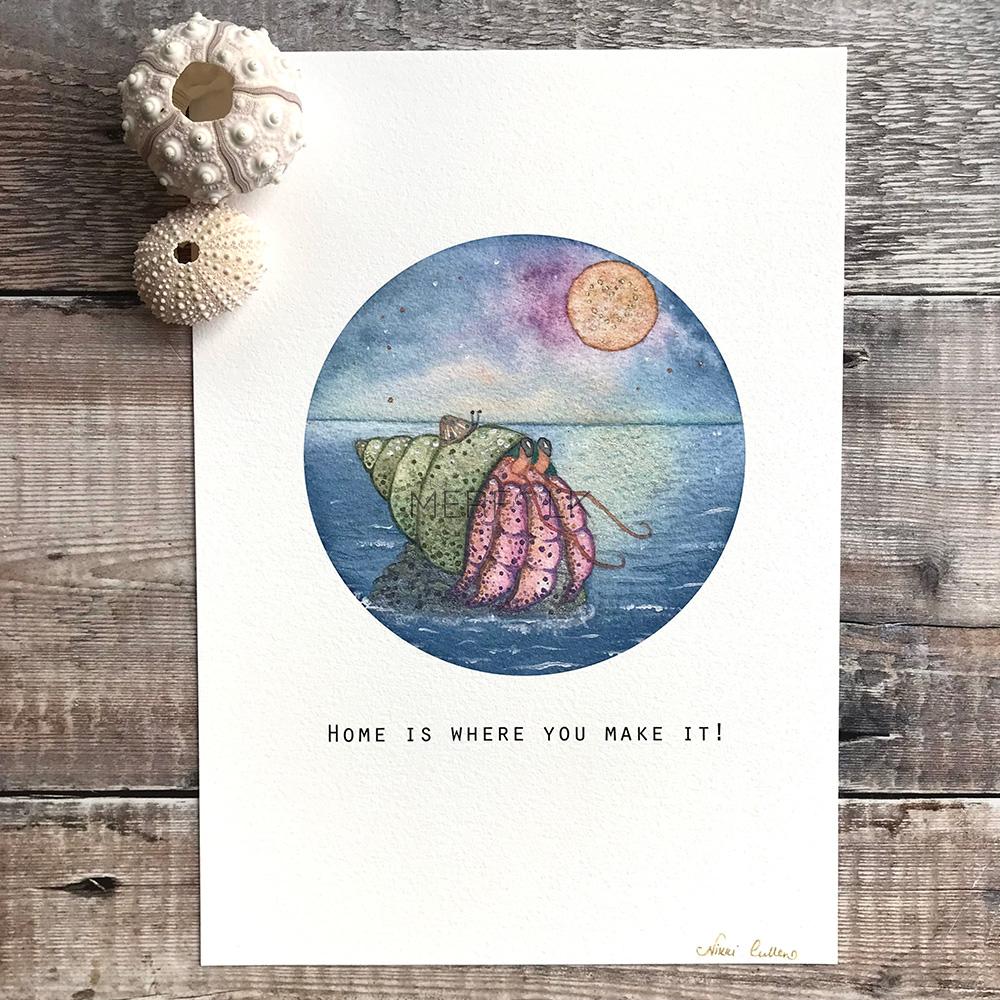 Original Picture of Hermy The Hermit Crab and Lionel the Limpet