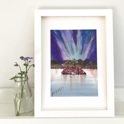 Framed Picture of The Magic of the Lakes