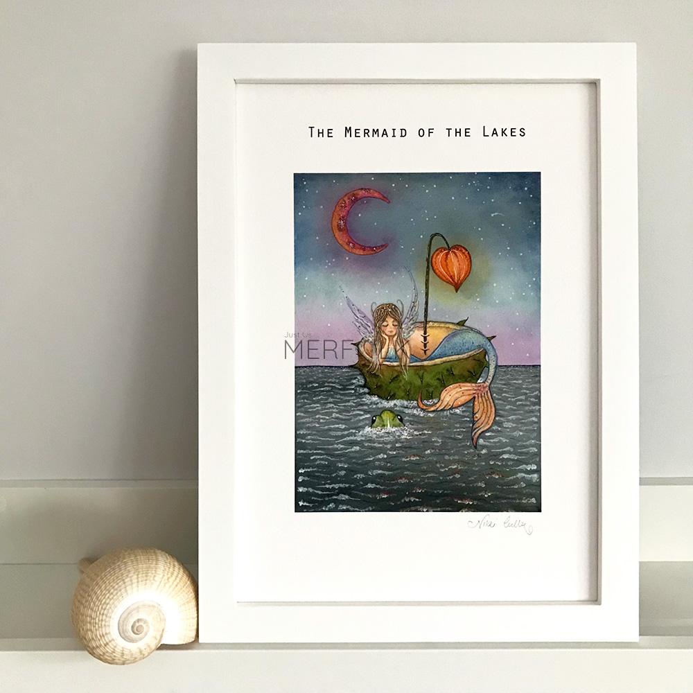 Mermaid of the Lakes framed print