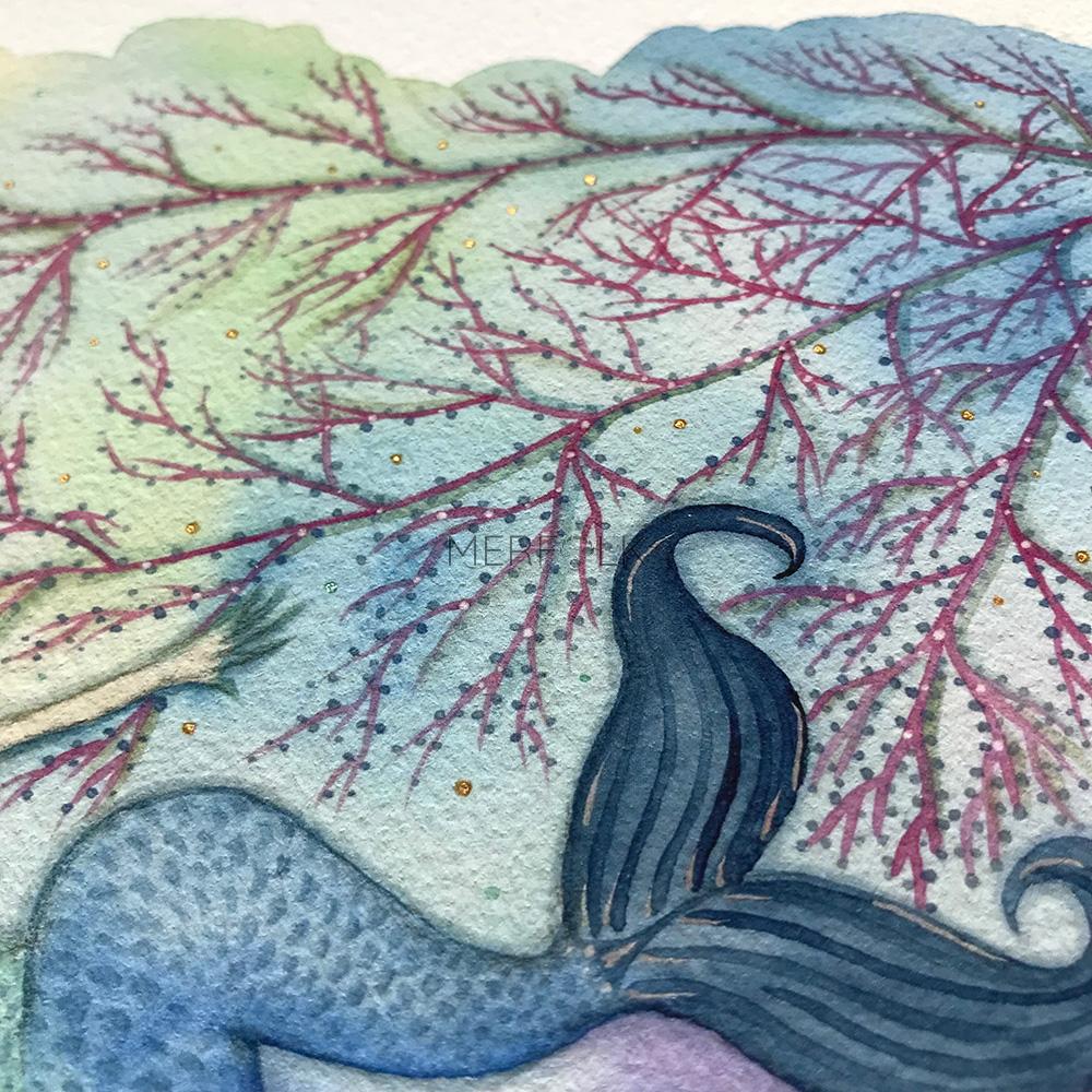 Serendipity, the Chance meeting of Mermaid and Sea Slug