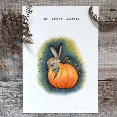 The Harvest Guardian Watercolour Print