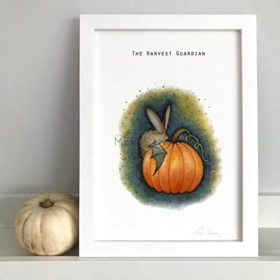 Framed example of the harvest guardian