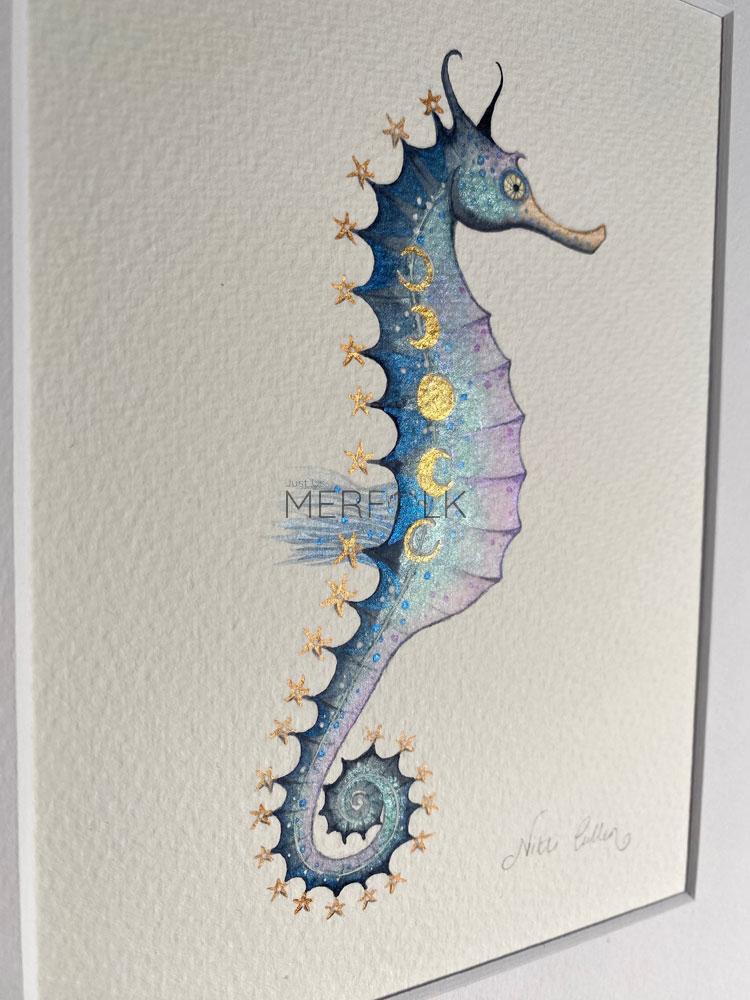 Let The Moon Guide You Original Framed Artwork - Image 4