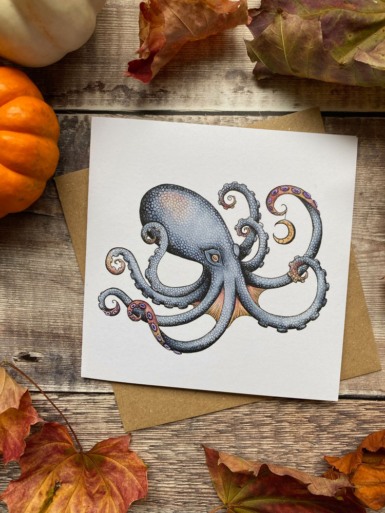 Celestial Octopus card