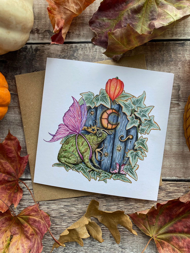 Fairy foor and Toad with wings