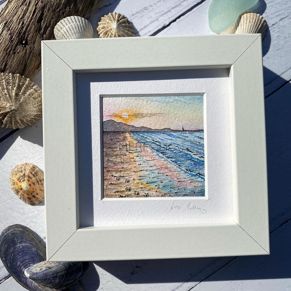 Wirral and Welsh hills artwork