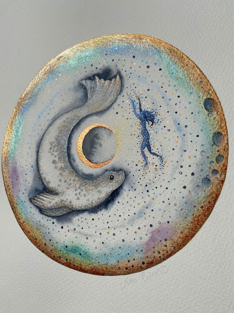 Selkie Transformation Original Artwork - Image 4