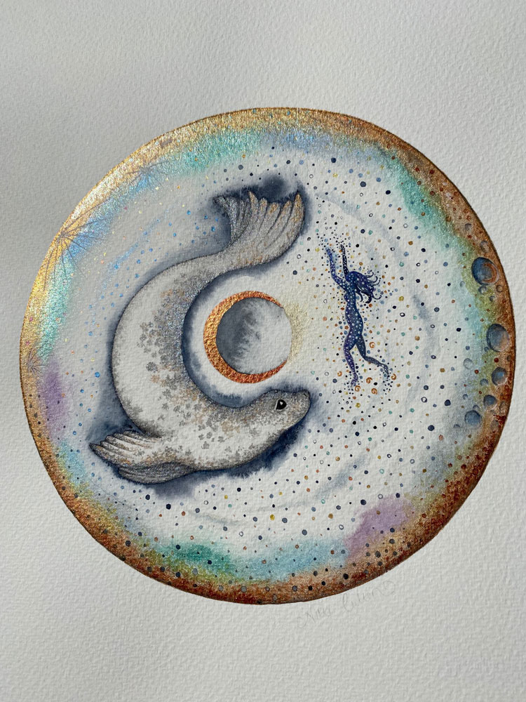 Selkie Transformation Original Artwork - Image 3