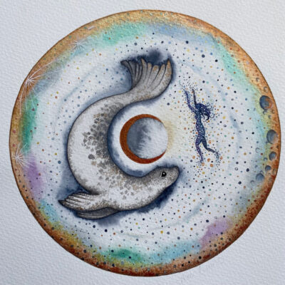 Selkie transformation original art