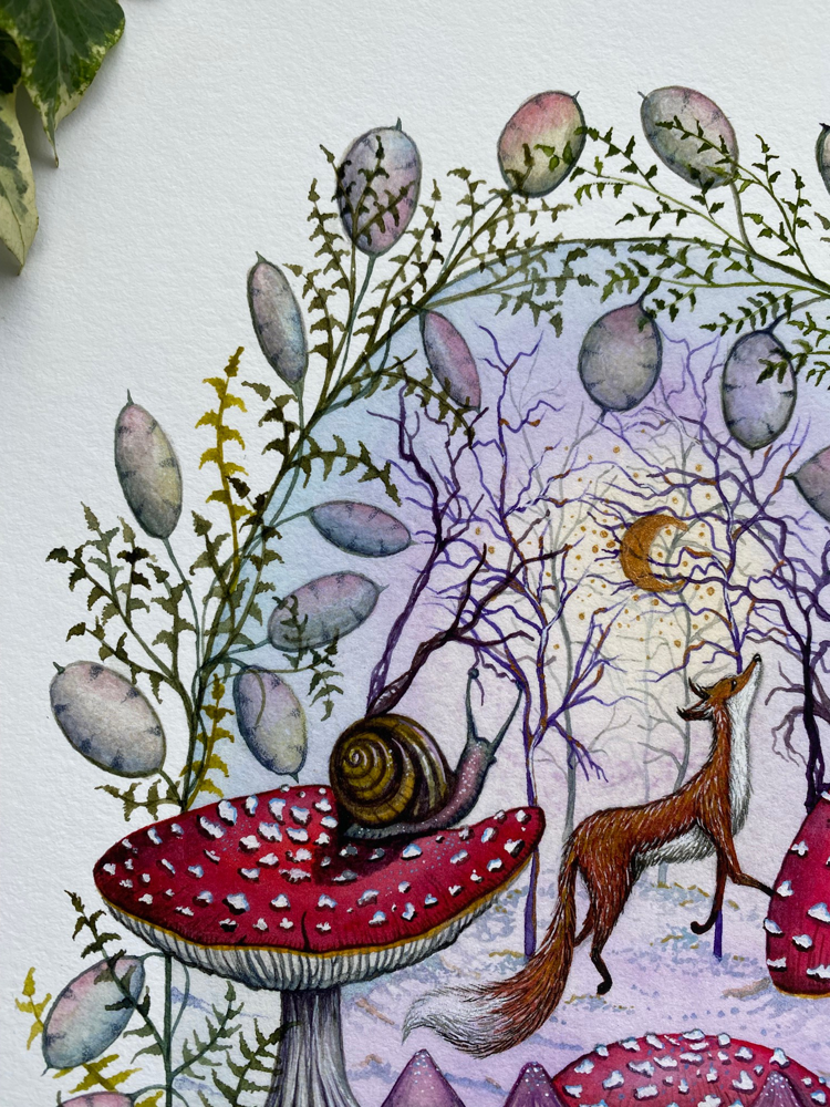 Frolicking Fox Print - Image 5