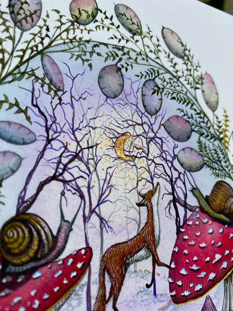 Frolicking Fox Print - Image 6