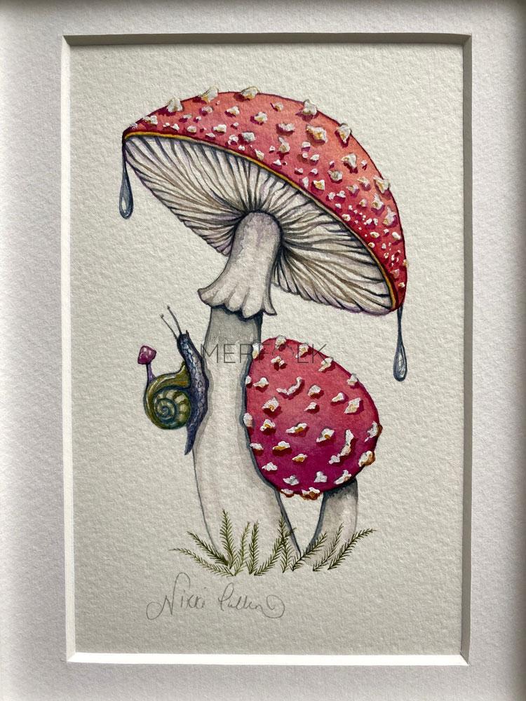 take shelter mounted fly agarics