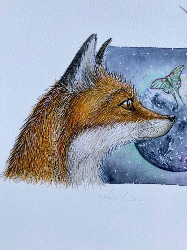 The Moon's Whisper Print (Luna Moon Goddess) - Image 4