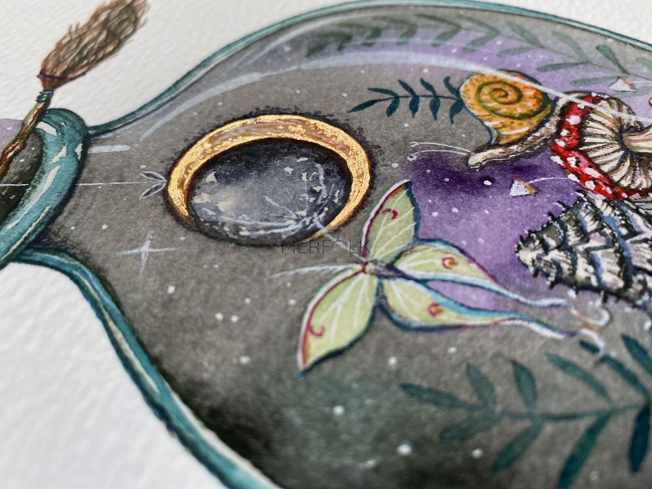 The Hedge Witches Terrarium A5 Print - Image 2