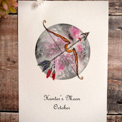 Hunter's moon a5 print