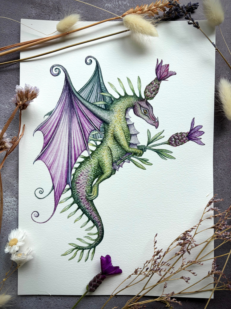 French Lavender Dragon - Image 2