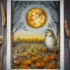 Harvest moon print