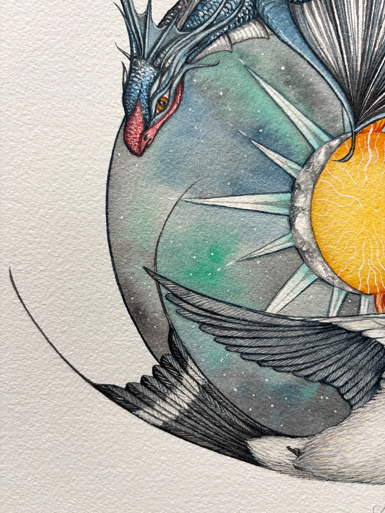 Summer solstice moon